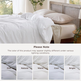 Bedsure duvet cover stitching detail emphasizes durable seams