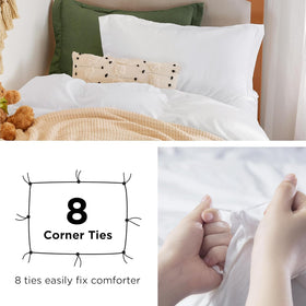 Bedsure durable stitching detail reinforces seams for long-lasting use.