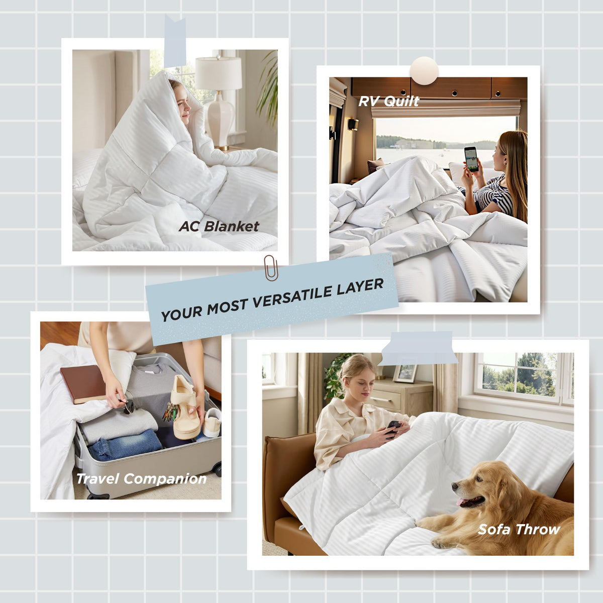 Bedsure crisp white duvet insert suits modern bedrooms and guest rooms