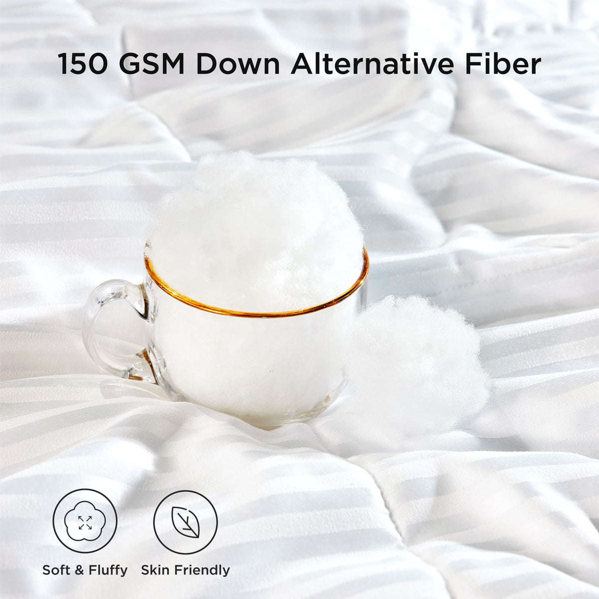 Bedsure king-size duvet insert measures 102x90 inches for spacious layering