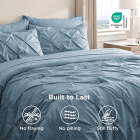 Bedsure fade-resistant microfiber fabric after washing retaining color and softness