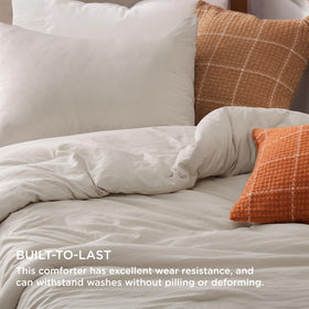 Bedsure lightweight comforter ideal for all-season dorm use.