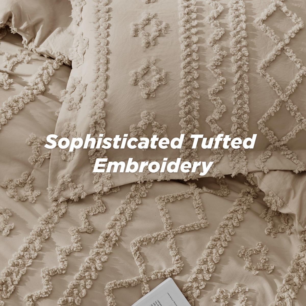 Bedsure easy-care machine-washable comforter king simplifies home care.