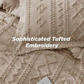 Bedsure comforter being machine washed for easy care