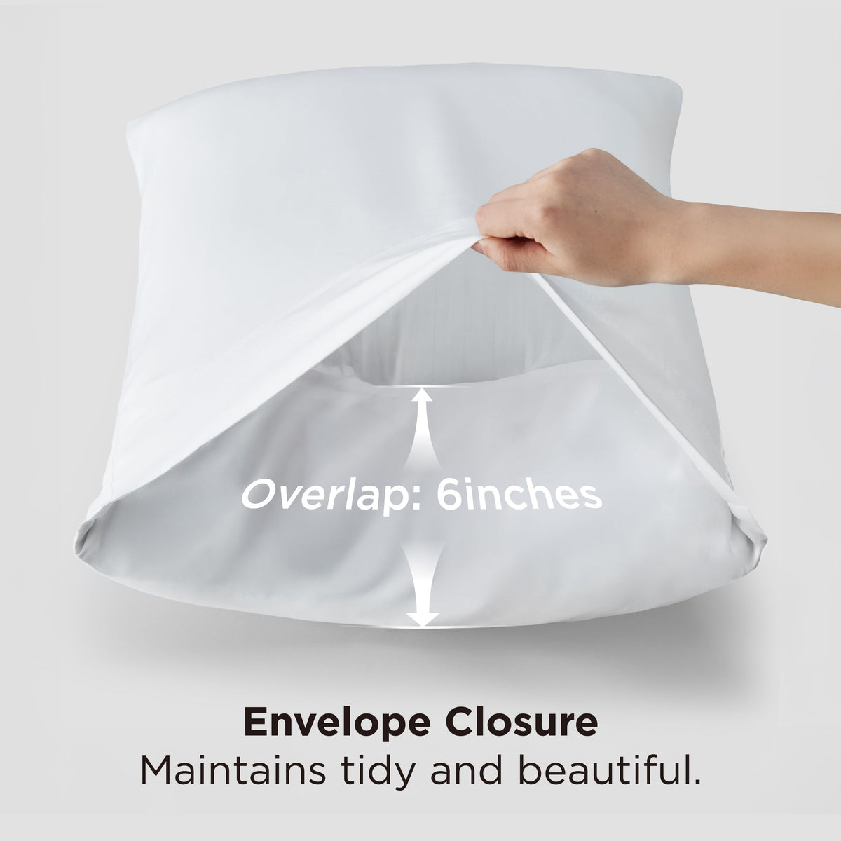Bedsure machine-washable pillowcase for easy care and maintenance.