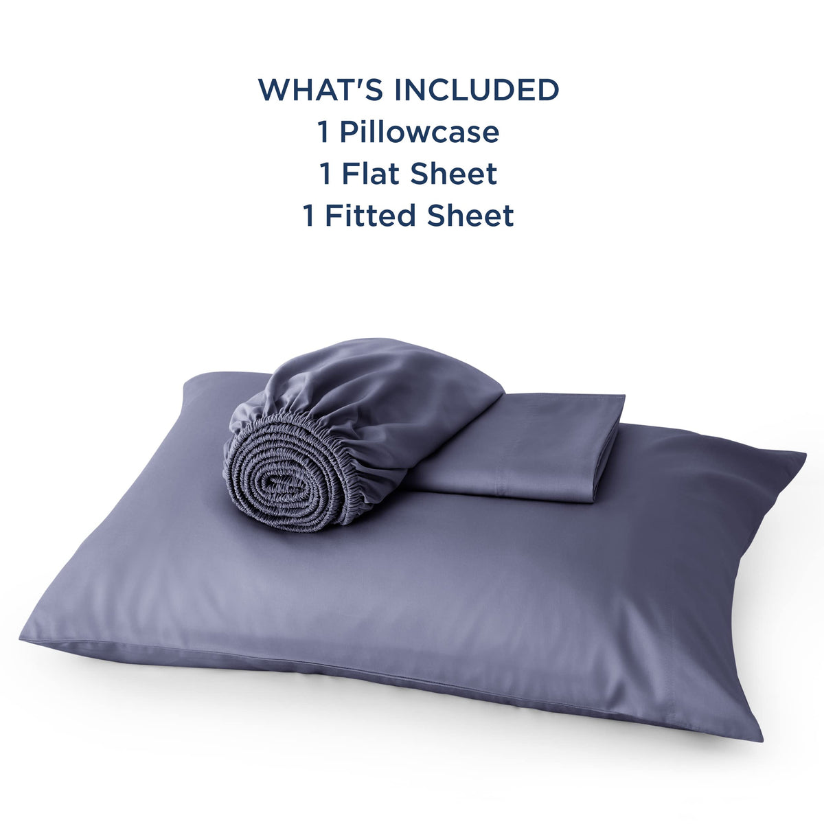 Bedsure easy-care sheets machine wash cold and tumble dry low.
