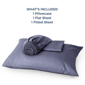 Bedsure easy-care sheets machine wash cold and tumble dry low.