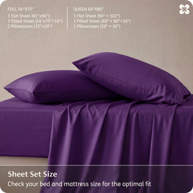 Bedsure easy-care care instructions for cold wash and low tumble dry.