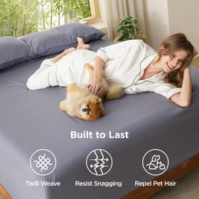 Bedsure easy-care instructions shown for cold wash and low dry