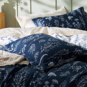 Bedsure duvet cover features eight corner ties to prevent shifting.