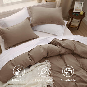 Bedsure eight corner ties keep the duvet insert securely in place.