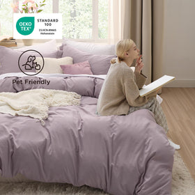 Bedsure duvet cover interior shows eight corner ties for even fill distribution