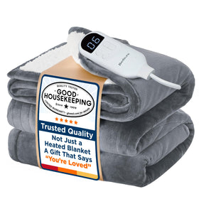 Bedsure electric blanket full size with preheat function for instantly cozy evenings