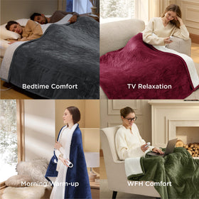 Bedsure energy-saving 100W design reduces power usage.