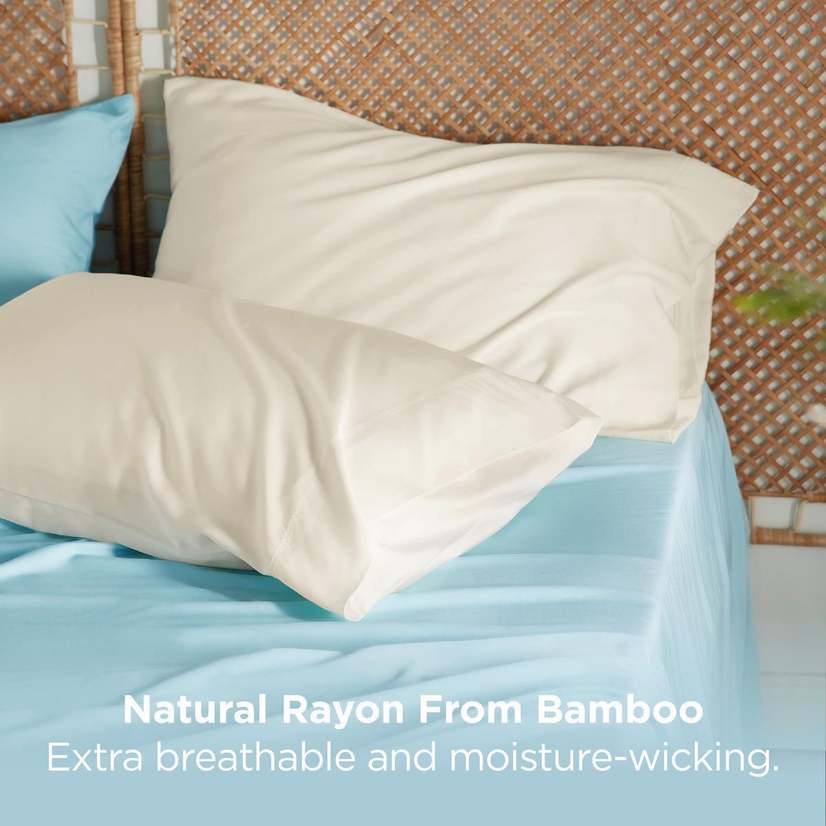 Bedsure envelope-closure detail keeps the pillow secure and tidy.