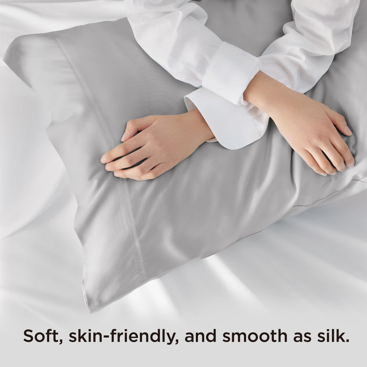 Bedsure envelope closure pillowcase design keeps pillow neatly in place