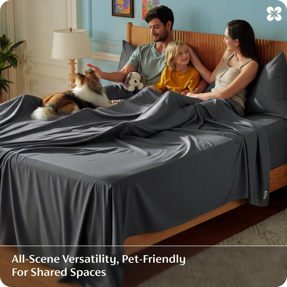 Bedsure envelope pillowcases keep pillows in place all night.
