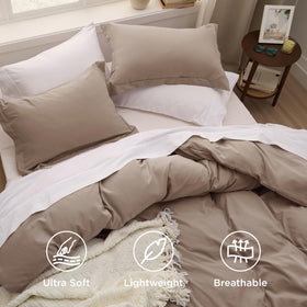 Bedsure extra soft microfiber texture for overnight comfort