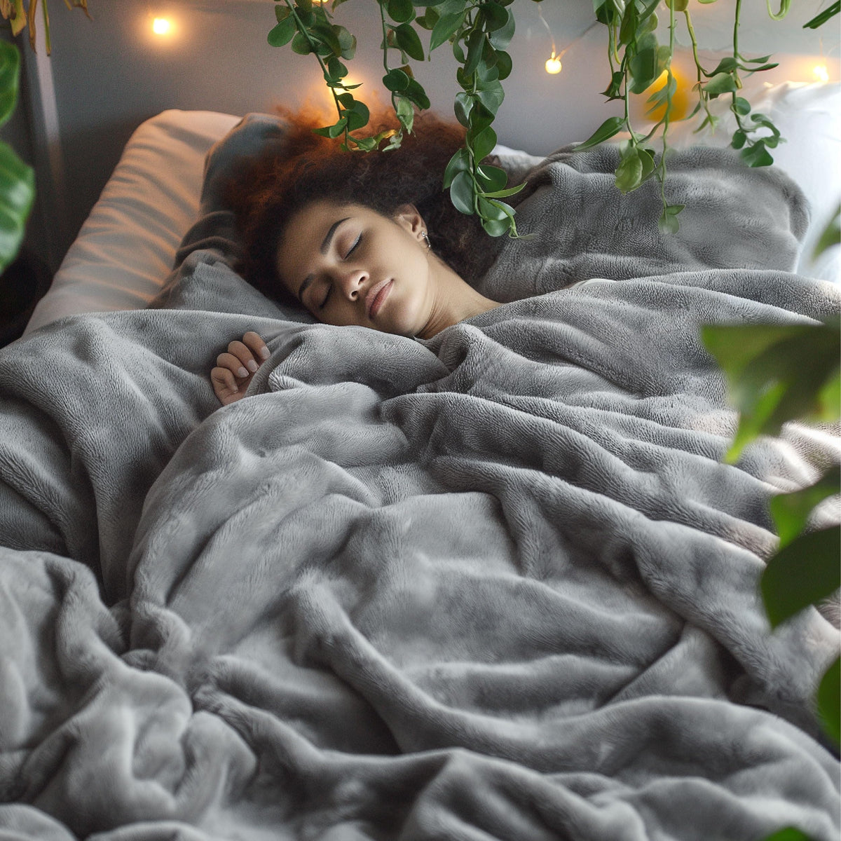Bedsure twin-xl blanket on bed demonstrates generous size and cozy warmth
