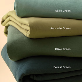 Bedsure Forest Green Duvet Cover suits year-round layering and style.