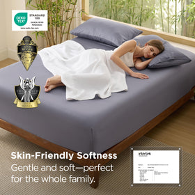 Bedsure four corner straps image highlights anti-slip secure fit