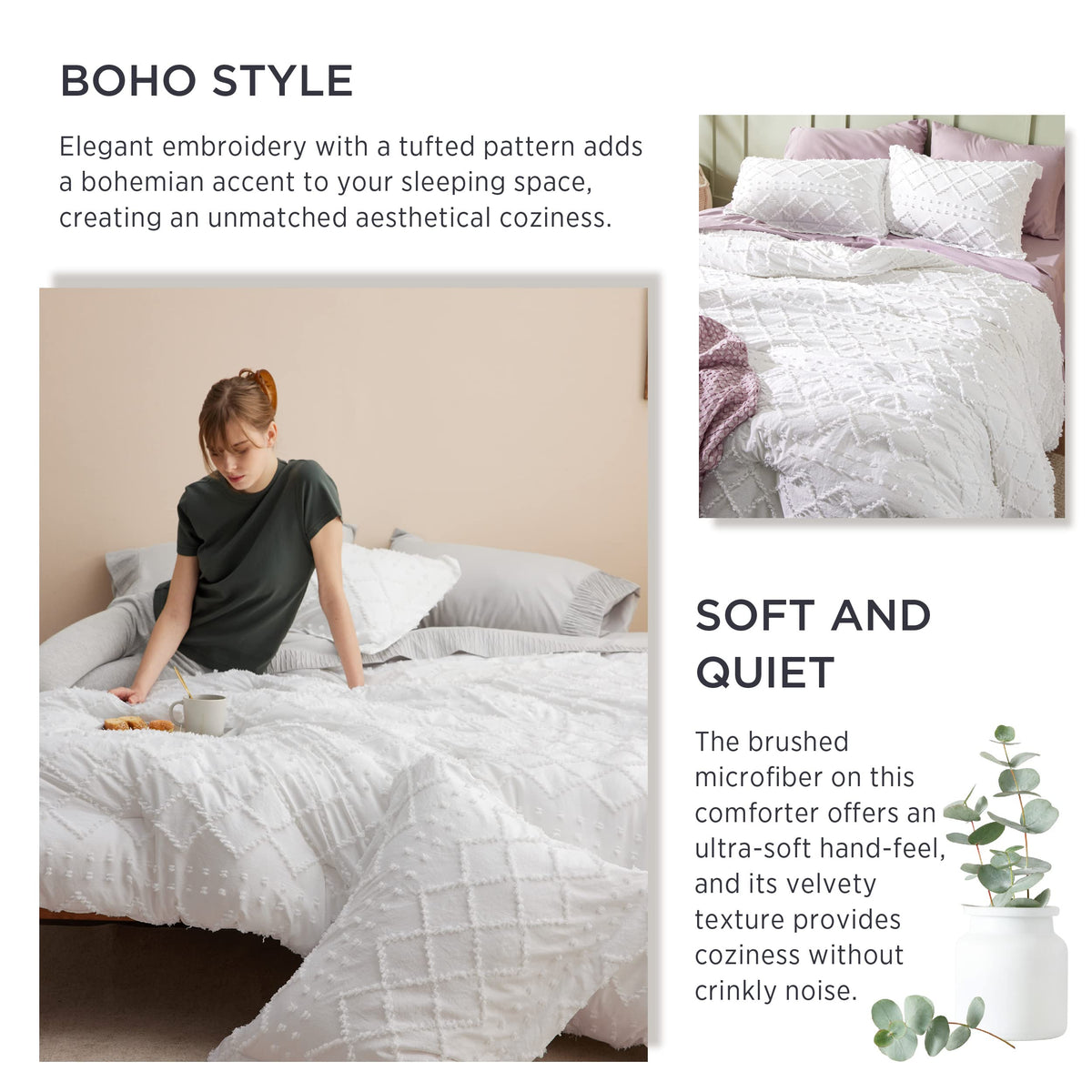 Bedsure durable stitching resists fading and keeps seams intact after washes.