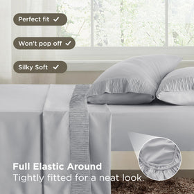 Bedsure OEKO-TEX certified sheets ensure skin-friendly, chemical-free bedtime comfort.