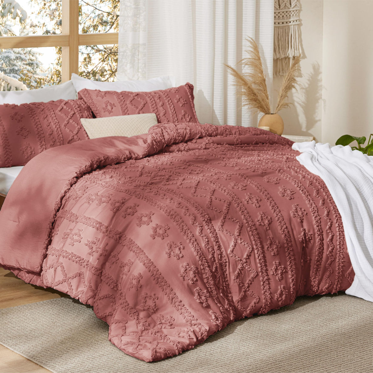 Bedsure GentleSoft 3-piece set highlighting plush feel and lightweight warmth