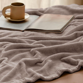 Bedsure GentleSoft in bedroom for bedtime snuggling and soothing warmth