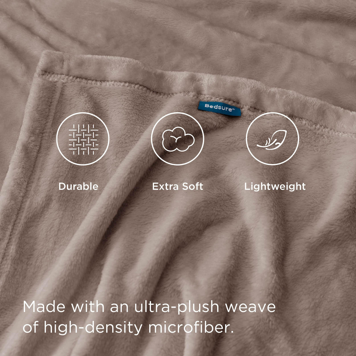 Bedsure GentleSoft on couch for relaxing evenings and quick warmth