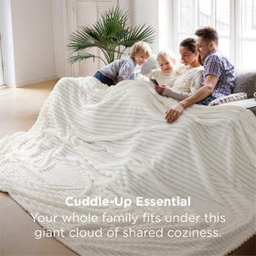 Bedsure GentleSoft with reinforced stitching for durable seams.