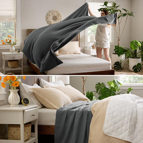 Bedsure GentleSoft blanket texture detail shows natural softness and durability.