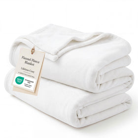 Bedsure GentleSoft blanket closeup of plush fleece for cozy warmth