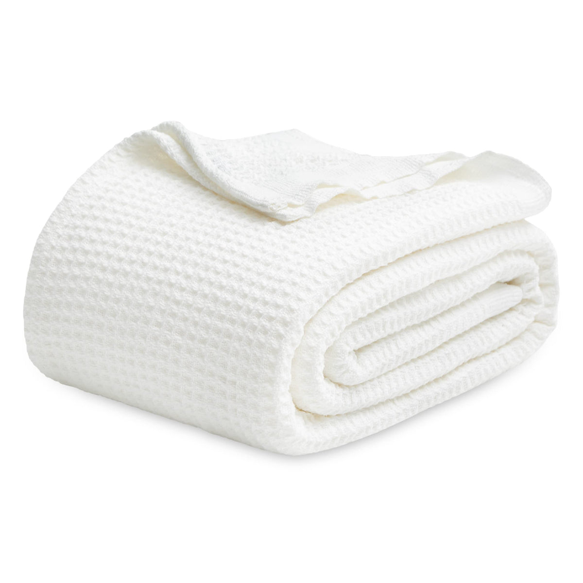 Bedsure Gentlesoft breathable cotton blanket fabric keeps you cool and dry at night.