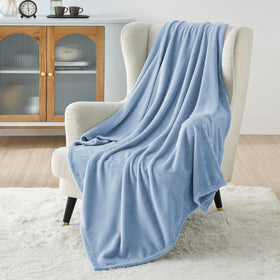 Bedsure GentleSoft blanket on a bed provides lightweight warmth without heaviness