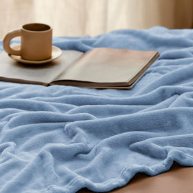 Bedsure fleece blanket camping scene conveys warmth at night