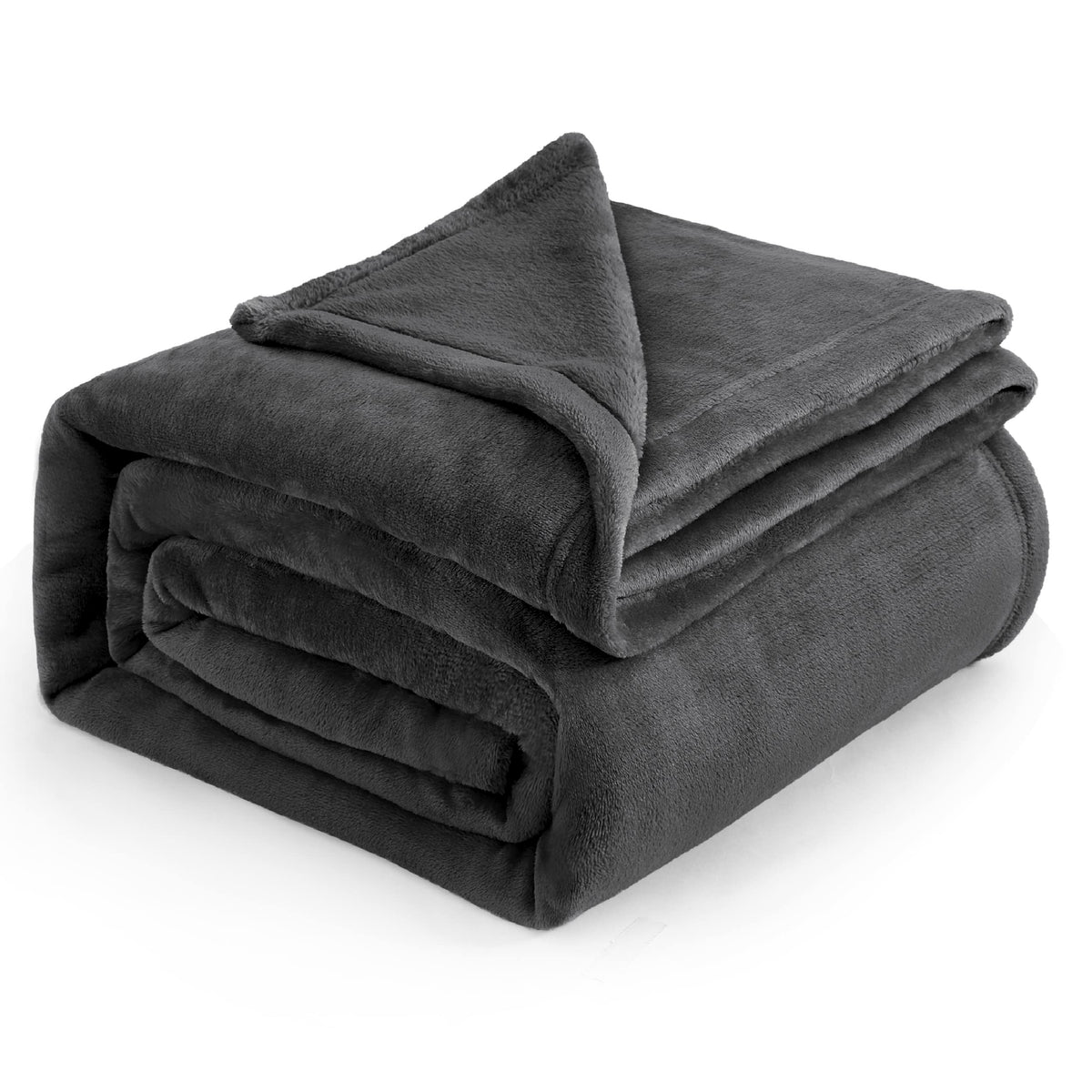 Bedsure GentleSoft fleece blanket closeup fabric shows plush softness and warmth.