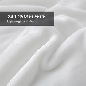 Bedsure GentleSoft fleece blanket durable stitching – reinforced seams for lasting durability