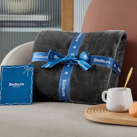 Bedsure GentleSoft fleece blanket gift-ready packaging appeals as a thoughtful present.