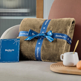 Bedsure GentleSoft fleece blanket gift-ready packaging, perfect present