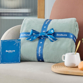 Bedsure GentleSoft fleece blanket gift-ready packaging for a cozy present.