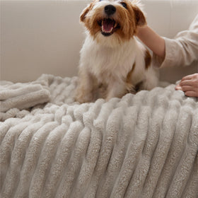 Bedsure GentleSoft blanket in girl's room for nap time comfort