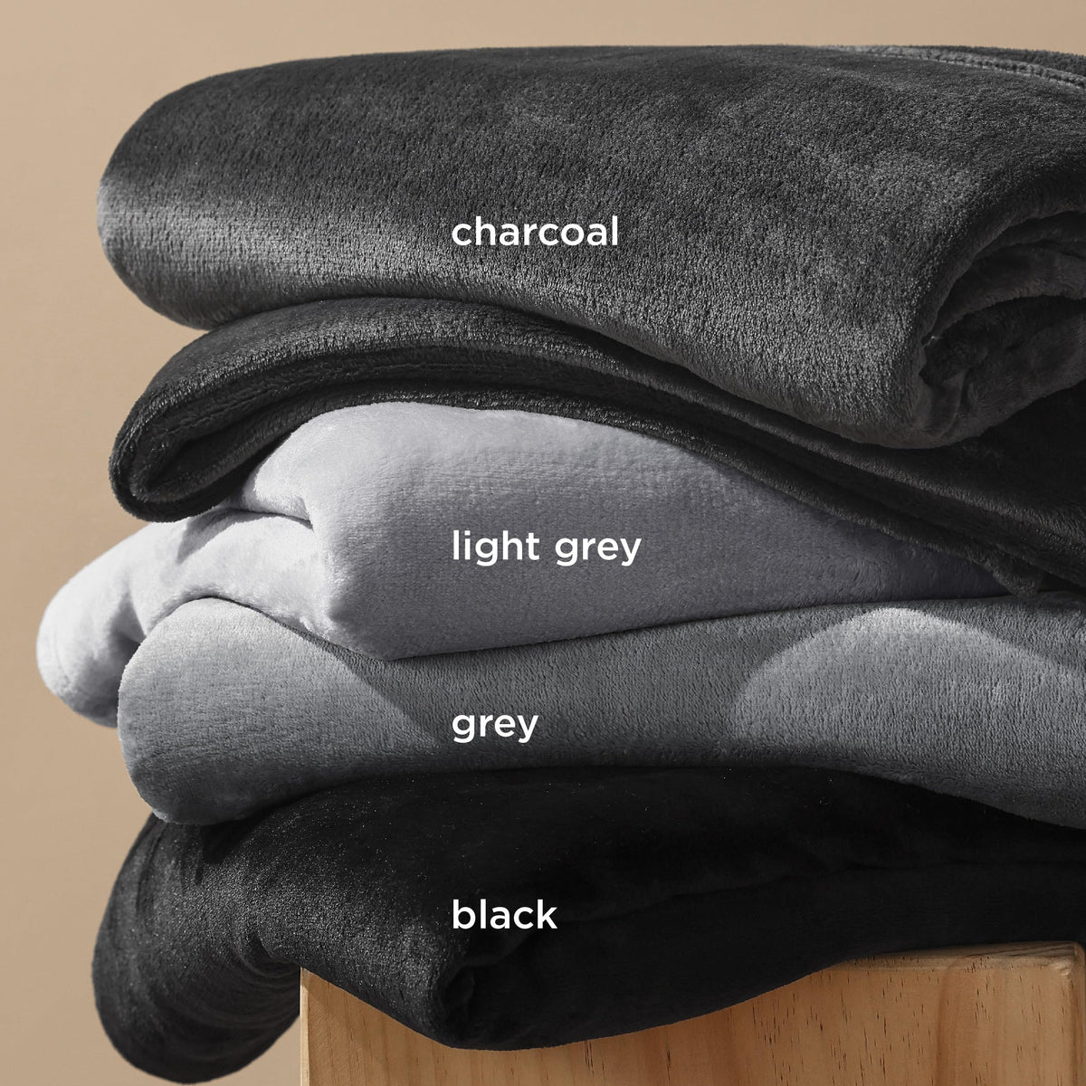 Bedsure GentleSoft fleece blanket laid flat highlighting lightweight feel.