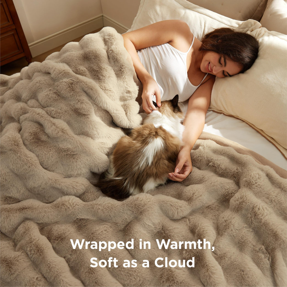 Bedsure GentleSoft available in three sizes for versatile use on any space.