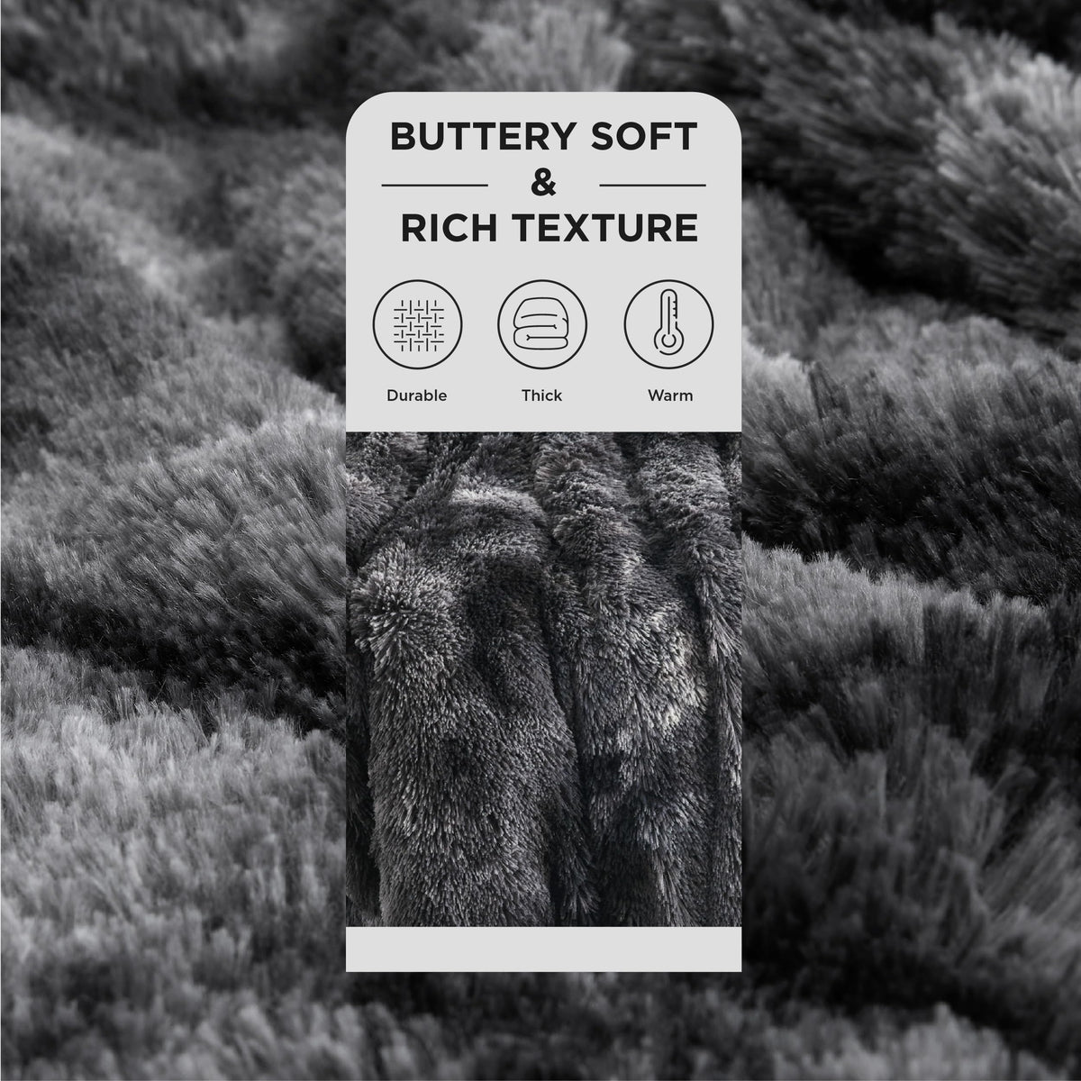 Bedsure GentleSoft fluffy blanket folded, ready for gifting or storage.