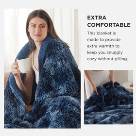 Bedsure GentleSoft double-sided Sherpa and plush fleece for versatile decor.