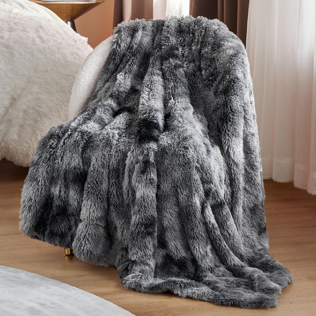 Bedsure GentleSoft blanket folded for travel showcases versatile warmth on the go.