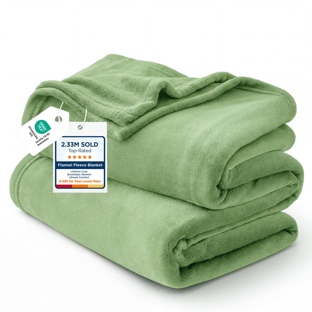 Bedsure GentleSoft blanket on bed showing cozy texture and warmth