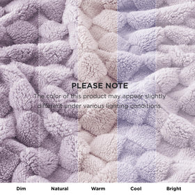 Bedsure GentleSoft lavender throw machine washable for easy care