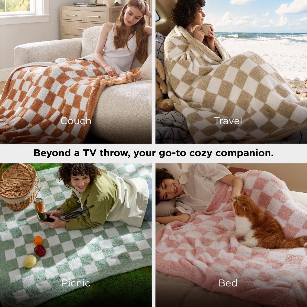  bedsure gentleSoft machine-washable blanket makes care quick and easy.